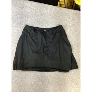 Tail White Label Womens Black Athletic Golf Tennis Skort Pocket Size Medium NWOT